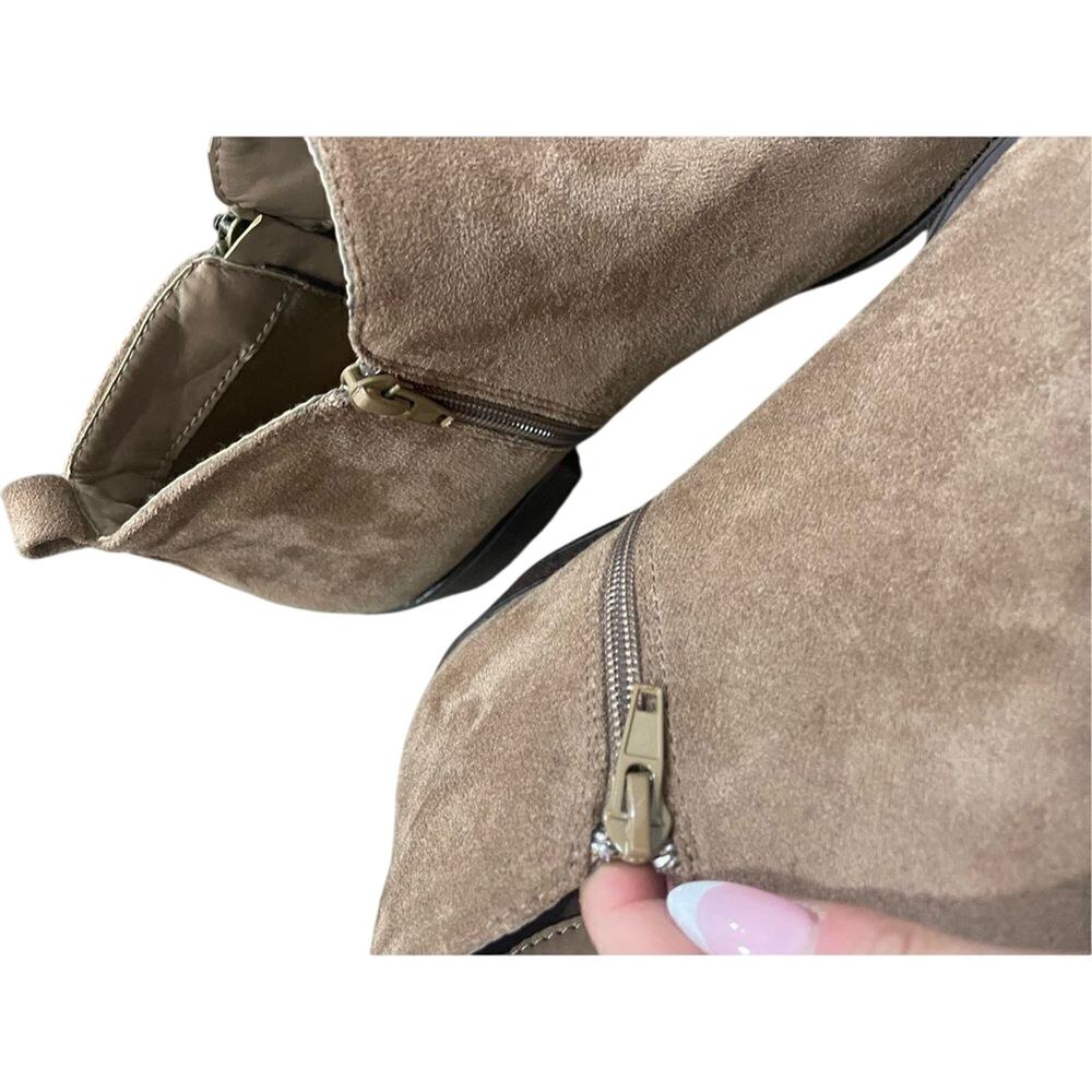 Pierre Dumas Booties Brown Size 11 Double Side Zipper Ankle High Western Booties - Picture 2 of 7